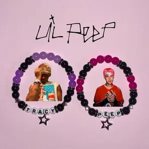 Lil Peep x Lil Tracy matching bracelets