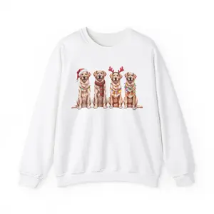 Golden Retriever Christmas sweatshirt