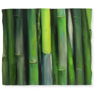 Begin Home Decor C1DCKSW0P0VZZF King Size Bamboo Plant - Exotic Green Duvet Cover for Home Decor