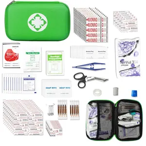 Travel-First Aid Kit-Mini Camping-Essentials Emergency-Kit - 274 Pieces Emergency Essentials Kit Survival Gear Equipment First Aid Kit for Car Home Hunting Green YIDERBO