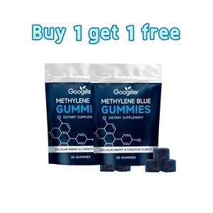 [ Buy 1 get 1 free ]Methylene Blue Steady Energy Gummies Formulated with Vitamin C 30 Count Per Pouch, Gentle Daily Blend Supports Sustained Cellular Energy, Healthy Cognitive Clarity & Overall Cellular Wellness