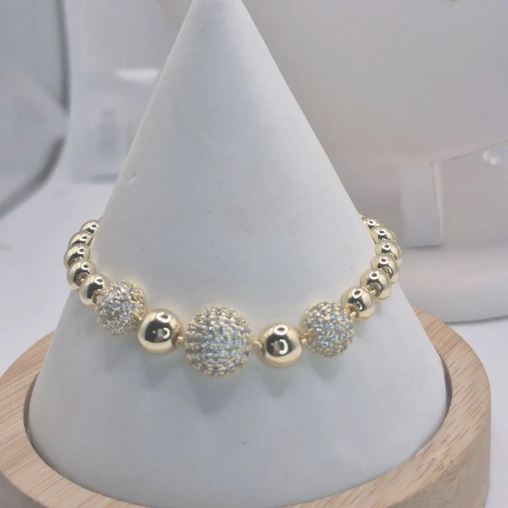 circles bracelet laminated gold