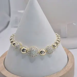 circles bracelet laminated gold