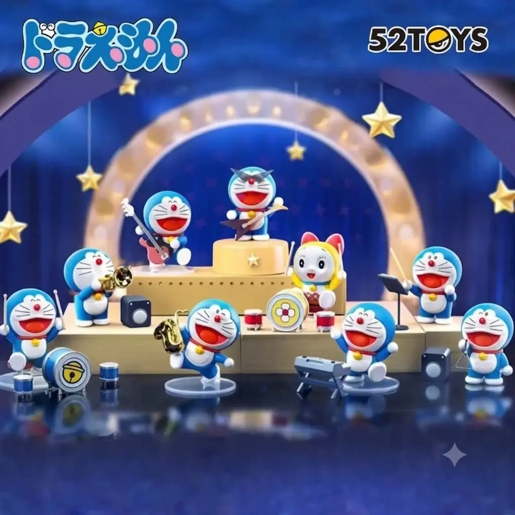 52TOYS Doraemon Concert Series Figure Mystery Blind Box