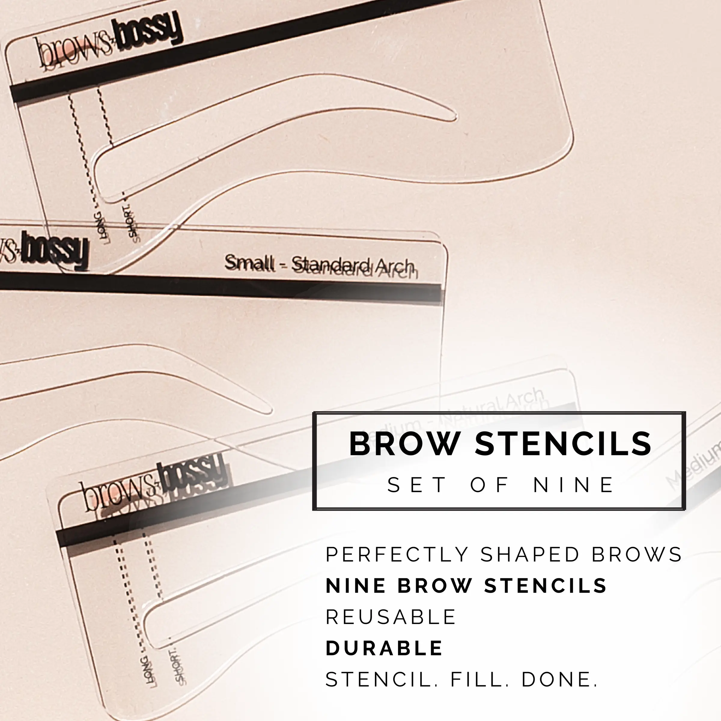 Eyebrow Stencils (9 pack)