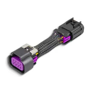 Daytime Running Light Wiring Harness for 2010-2013 Chevy Camaro LS RS SS DRL Adapter Connector Allow Halo+DRL/Fog Light+Headlight Retain Original Daytime Function