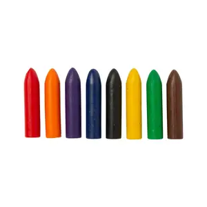 8-Color Chubby Crayons - 40 Pc.