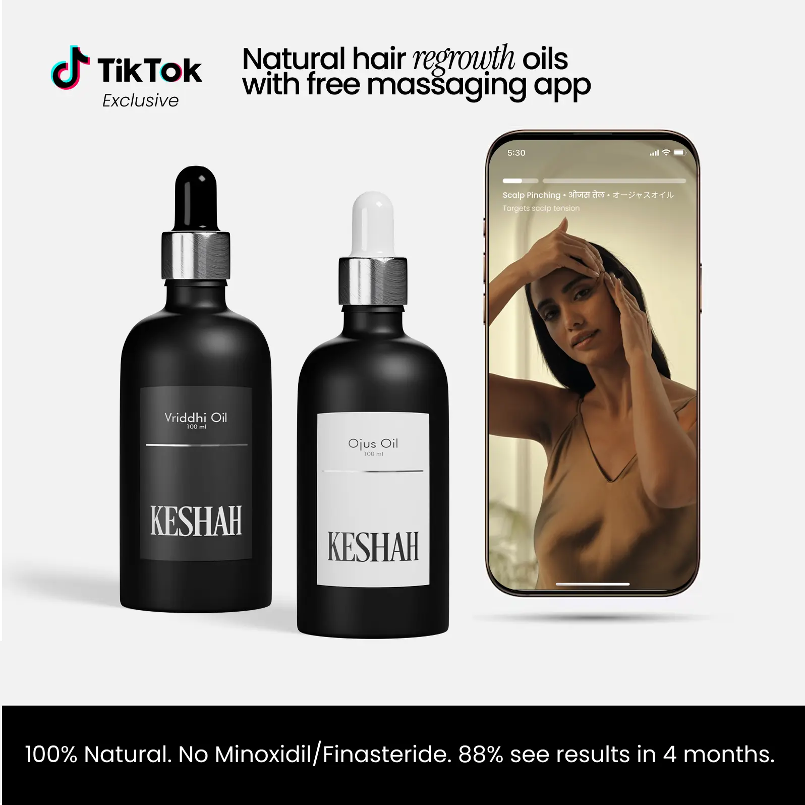 KESHAH 2-Bottle Hair Regrowth Kit