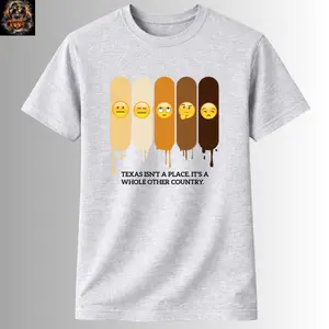 [Collection] Texas Isn’t a Place It’s a Whole Other Country T-Shirt, Funny Texas Pride Graphic Tee, Melanin Gradient Emoji Shirt, Unisex Gift