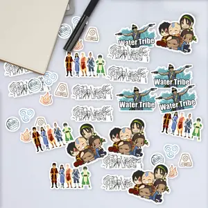 Stickers Pack 20 Pcs The Skateboard Last Car Airbender Bike Aesthetic Vinyl Laptop Water Colorful Luggage Guitar Waterproof Bumper Bottle