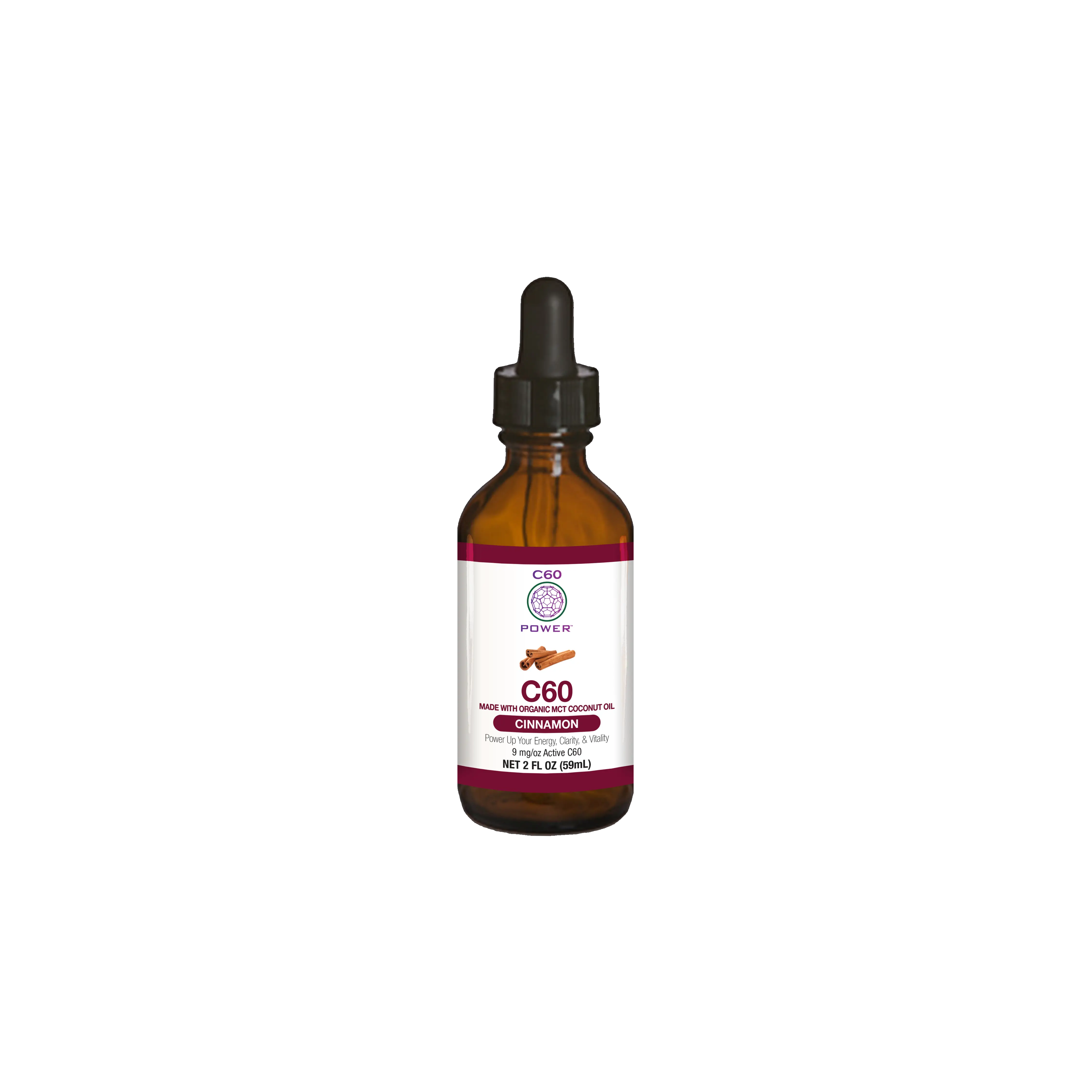 C60 Cinnamon Flavored C60 in MCT Coconut Oil Serums Skincare