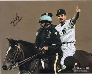 Wade Boggs New York Yankees Autographed 16" x 20" 1996 World Series Celebration Photograph with "96 W.S. Champs" Inscription - Fanatics Authentic Certified