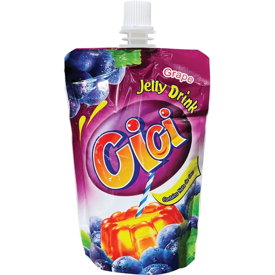 STRONGFOOD CICI Ambient Concord Grape-Flavored Jello Snack, 150g Juice-Infused Dessert, Acrylamide-Free, Di(2-ethylhexyl)phthalate (DEHP)-Free Concord Grape Custard Puddings & Jelly
