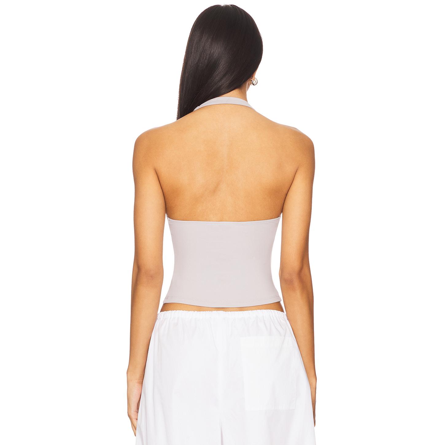 Free People Still Here Halter Top in Black