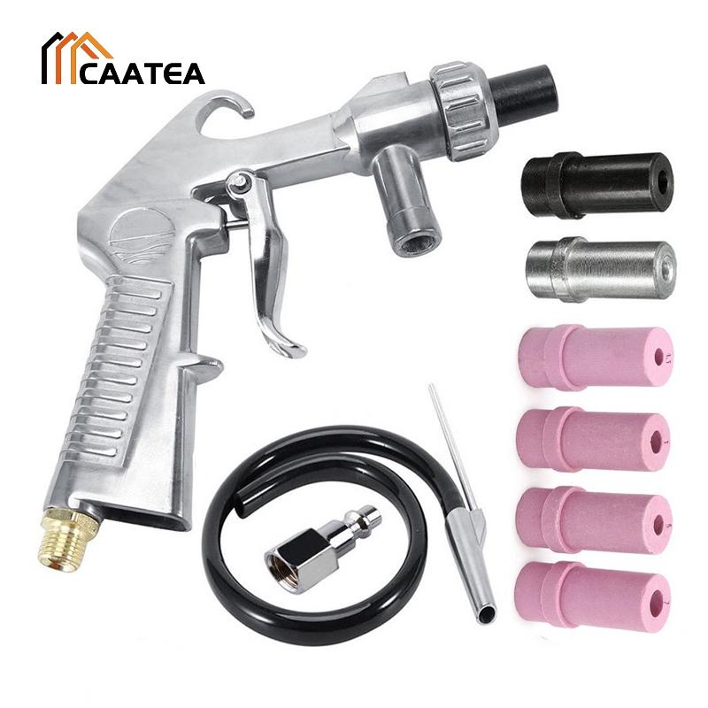 high-Precision Sandblaster Abrasive Air Sand Blasting Gun Efficient Kit Precise Spraying Contains Multiple Types Of Nozzles Sandblasting Machine Strong Sandblasting Tool Cleaning tools Rust Removal tools Polishing tools