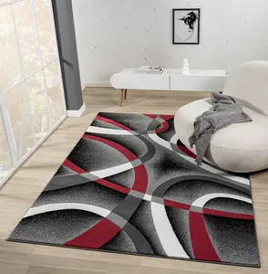 Sam's Rugs Ultra Soft Area Rug - Modern Abstract Design for Indoor Living Room & Bedroom - Stain Resistant, Easy to Clean