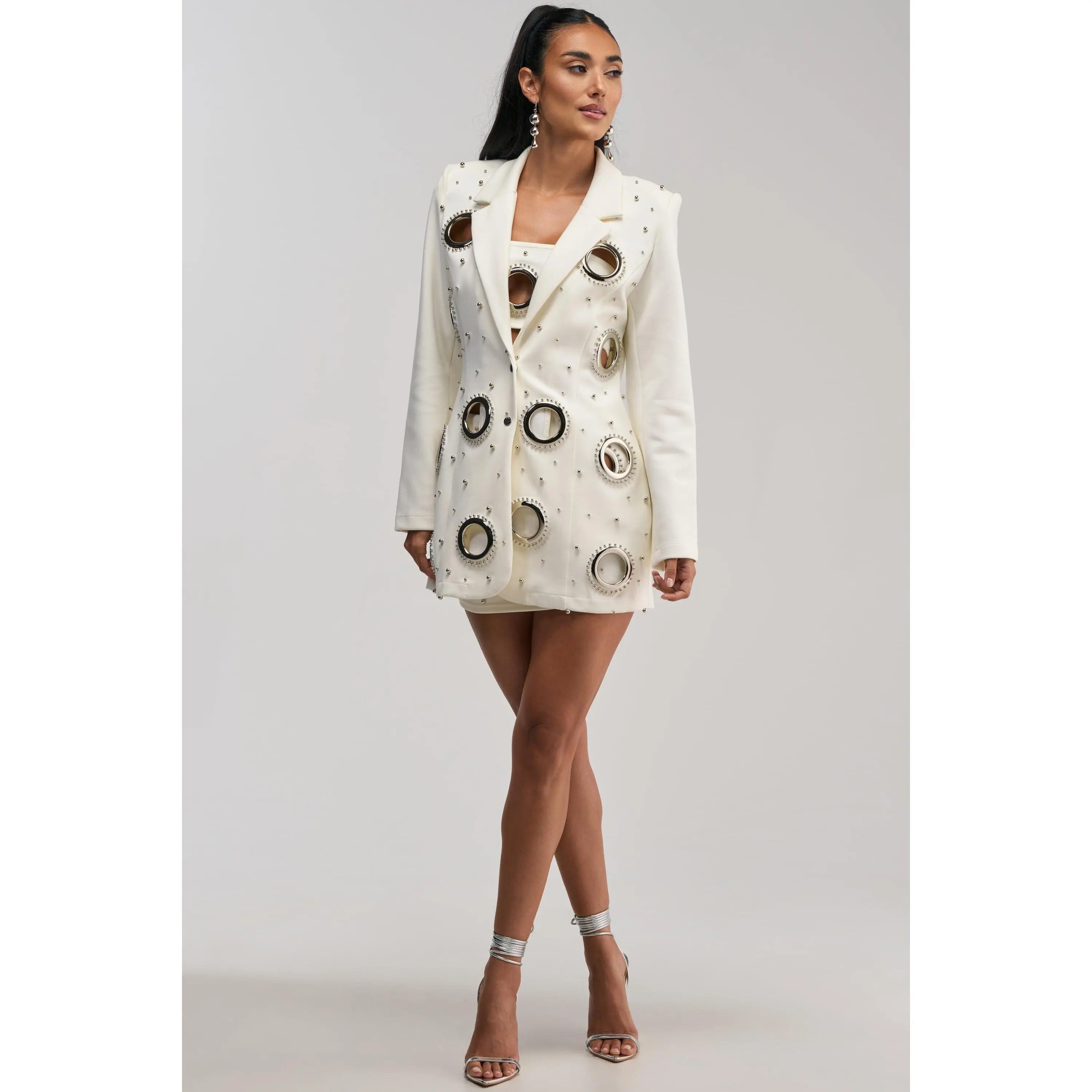 SHOW STOPPER BLAZER IN WHITE