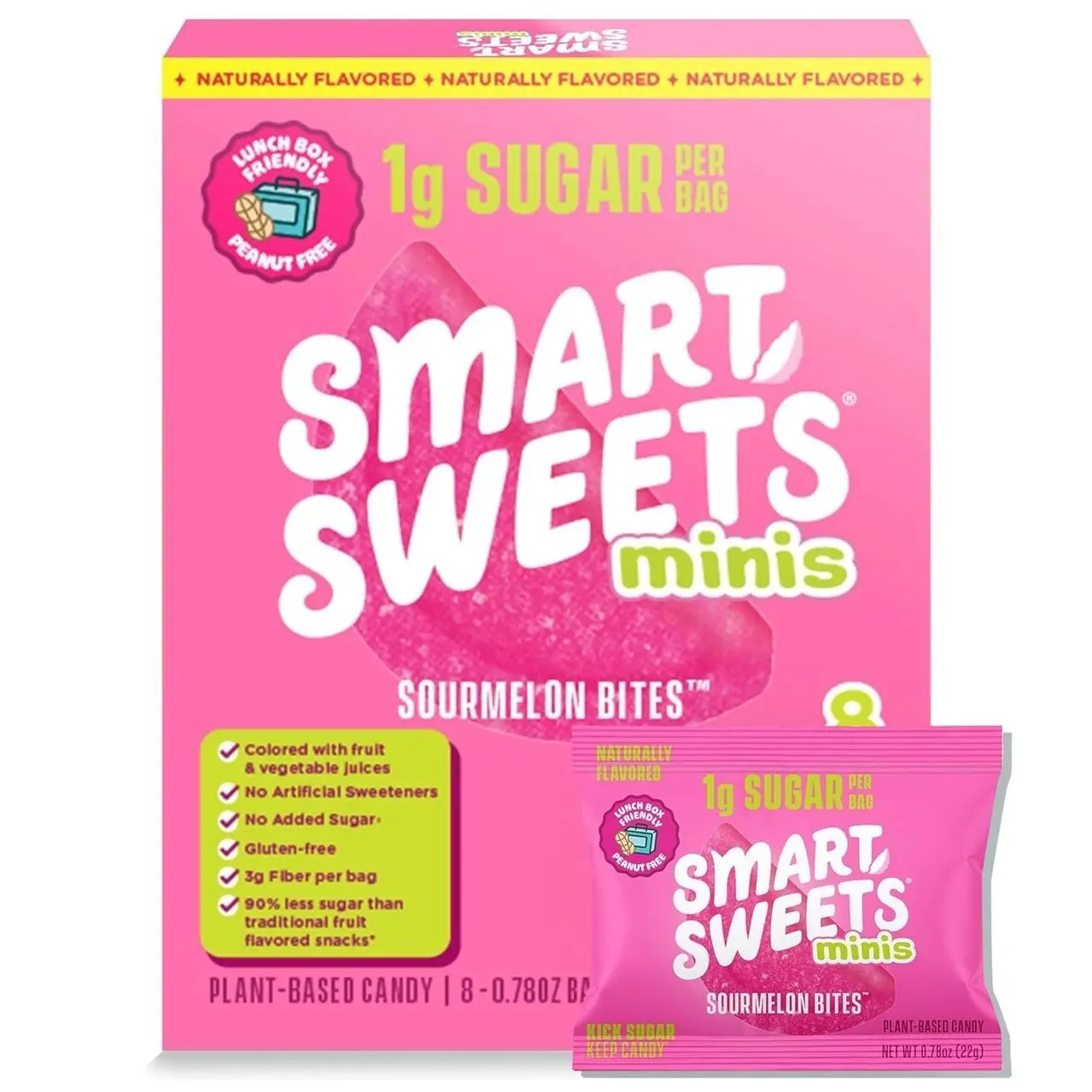 Smart Sweets Sourmelon Bites Multipack, 6.24 Ounce