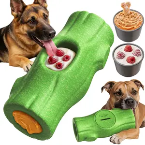 KADTC XL 3-in-1 Durable Dog Enrichment Toy - Long-Lasting Fillable & Frozen Lick Toy - No-Transfer Freeze & Play -Mess-Free - Ultimate Boredom Buster & Tough Chew Toys for Large Dogs - BPA-Free, Safe