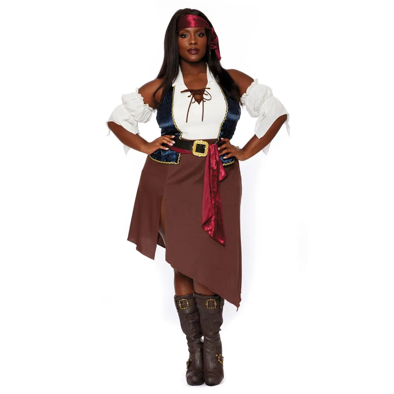 Plus Size Rogue Pirate Wench Costume