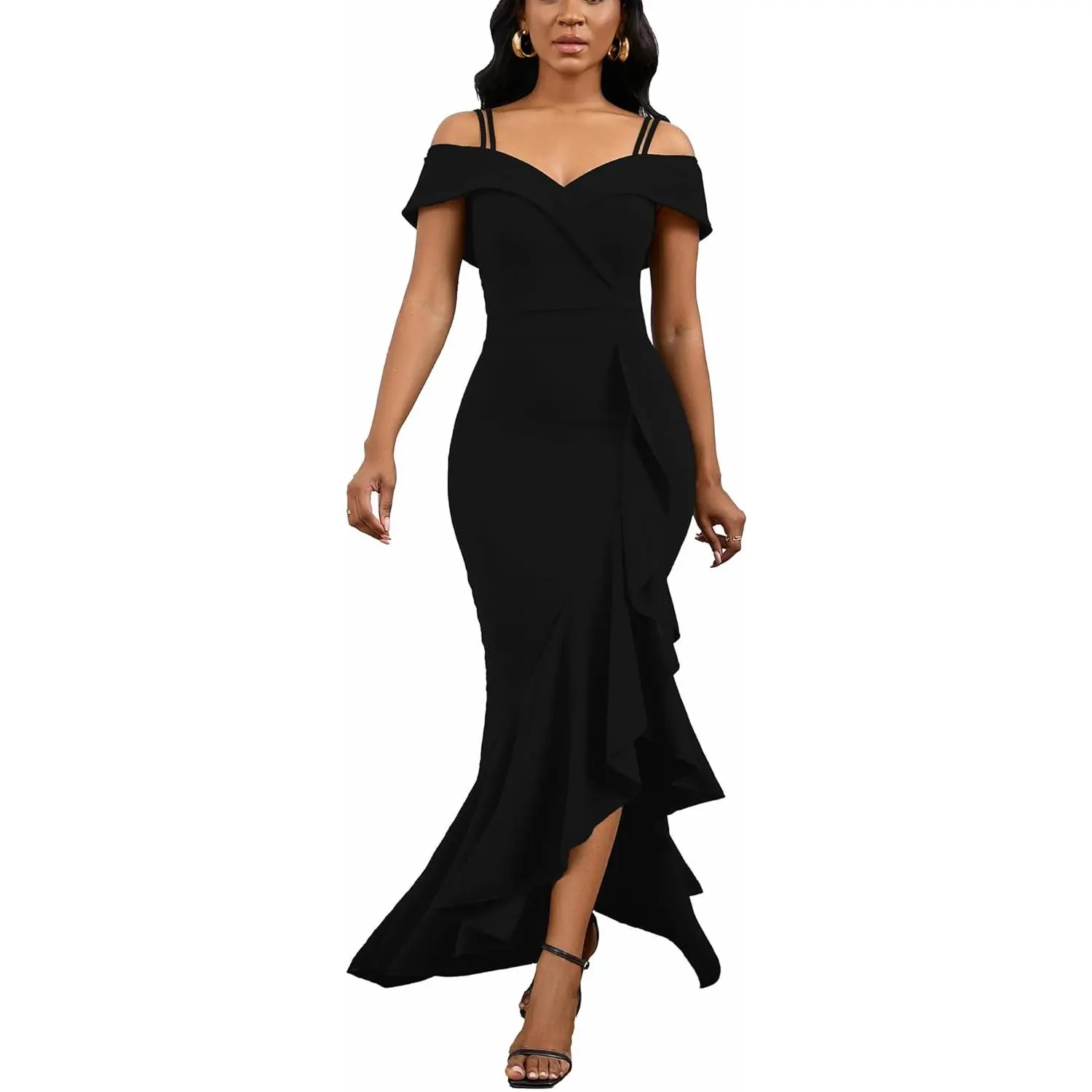 2025 Women's Sexy Bodycon Formal Dress Sleeveless Split Wedding Guest Bridesmaid Dresses Womenswear Comfort Comfort