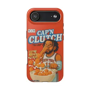 Jalen Brunson Phone Case, Cap n Clutch, Basketball MVP Phone Case Compatible with iPhone 17, 11, 12, 13, 14, 15,16 & Samsung S25,24,23,22