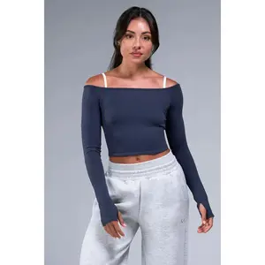 Essential Seamless Off The Shoulder Top