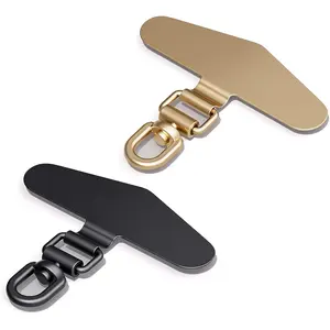 Stainless Steel Lanyard Patch - 360 °   Rotating Connector for iPhone/Samsung/Universal Smartphones,No Adhesive