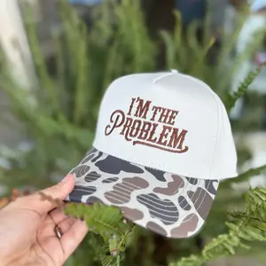 I'm the Problem Women's Hat S with Unique Design and Text Statement