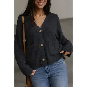 Emily Cardigan - Charcoal