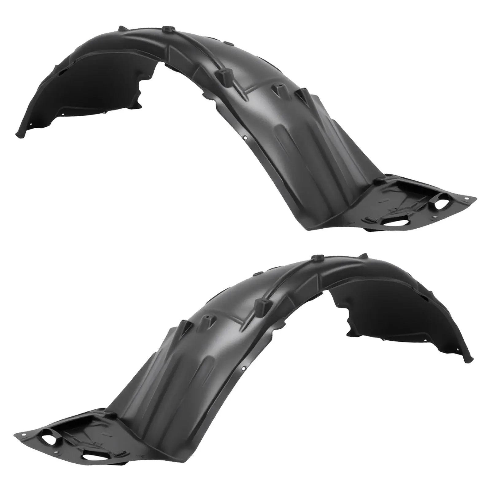 2Pcs Front Fender Liners for 2016–2021 Honda Civic Left & Right Wheel Well Splash Shield Durable PP Material Inner Fender Guard Replacement