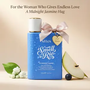 New Sttes Perfume 06# (Midnight Jasmine) – Eau de Parfum for Women – Richer Scent, Longer Lasting – Black Currant, Jasmine, Vanilla – Perfumes & Fragrances(100ml / 3.4 fl oz)