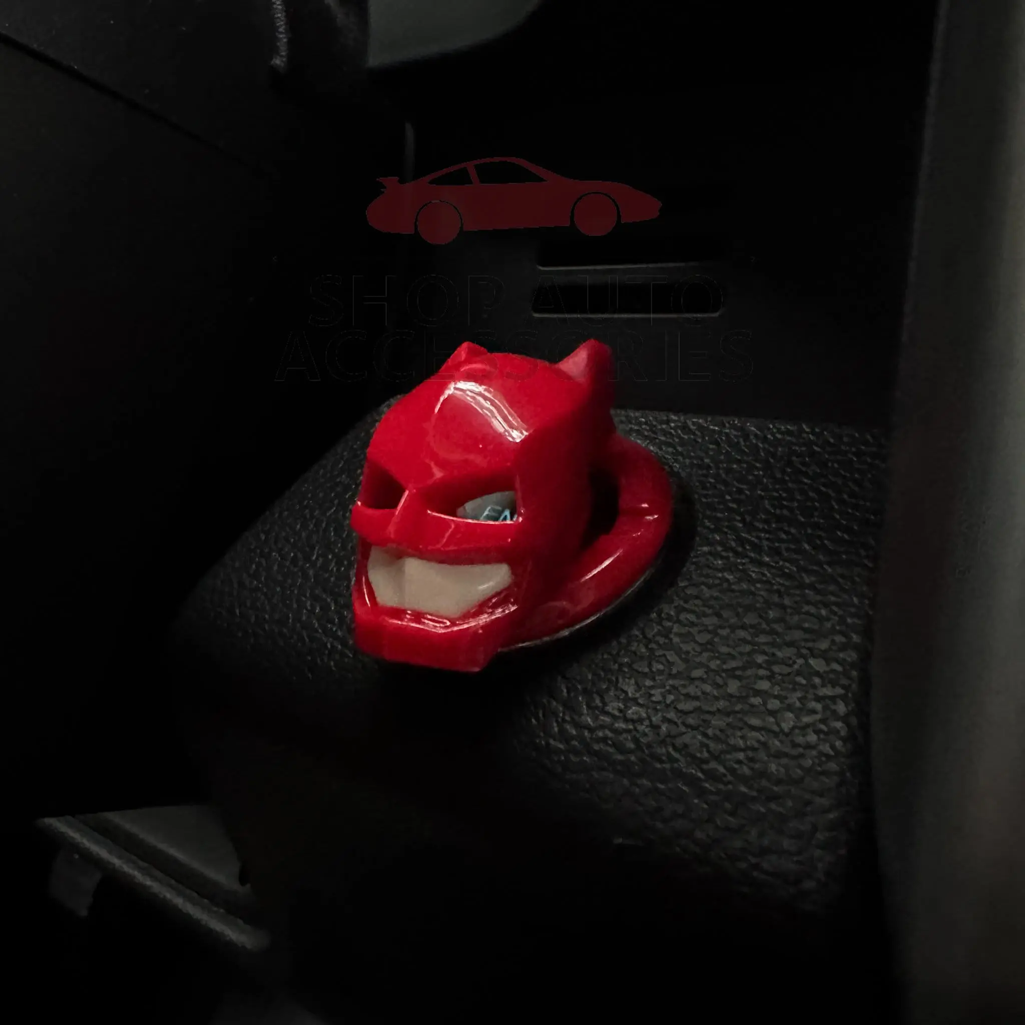 Hero Style Flip Up Ignition Cover | Bat Animal Human Start Stop Button Cover, Car Enthusiast Gift