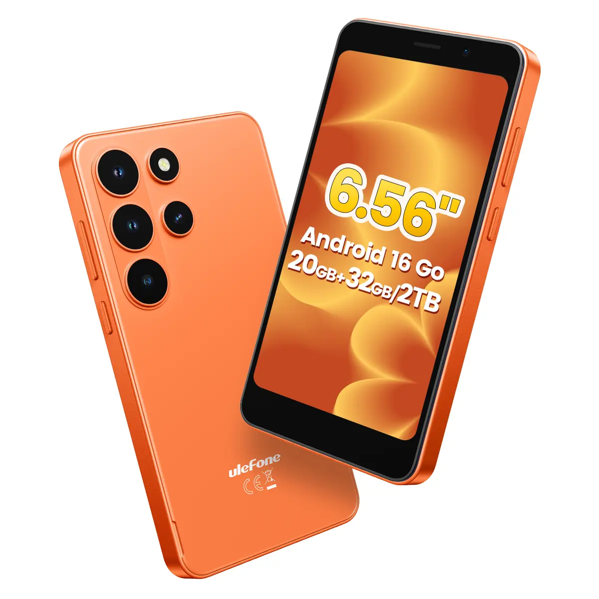 Ulefone Note 22 Mobile Phones, 5.0" Cheap Android Phone Unlocked, 20GB+32GB Android 16 Go, 3-Card Slot, 4G Dual SIM Cellphone, Entry-Level Smart Phone