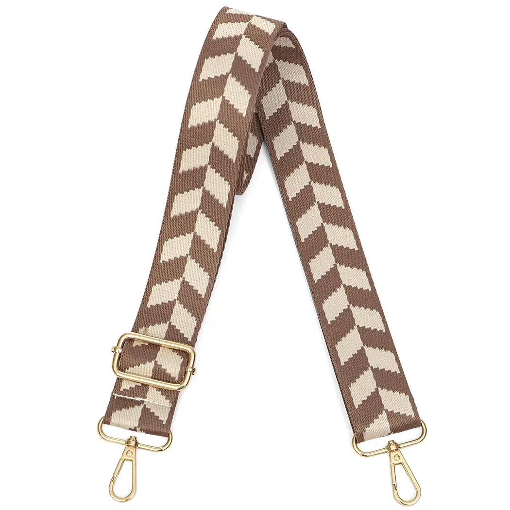 Beige & Brown Jacquard