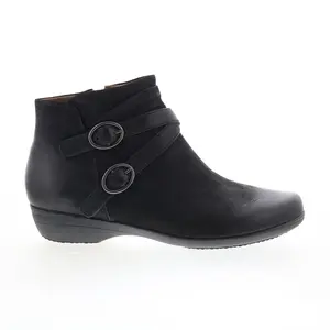 Dansko Faithe 5508-360200 Womens Black Leather Zipper Casual Dress Boots
