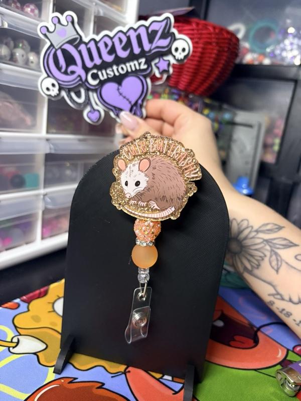 Badge Reel base and display stand