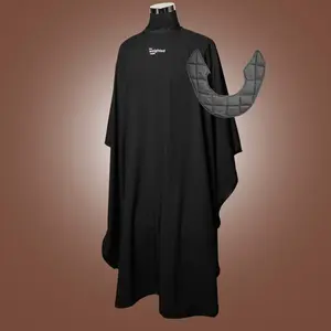 Black 4 Pound Weighted Cape for Ultimate Comfort and Relaxation During Hair Cutting Sessions - Accessory