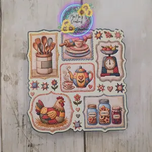 At Granny's House Cardstock Car Freshie