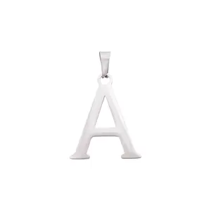 Bold Silver Letter Charms A-Z
