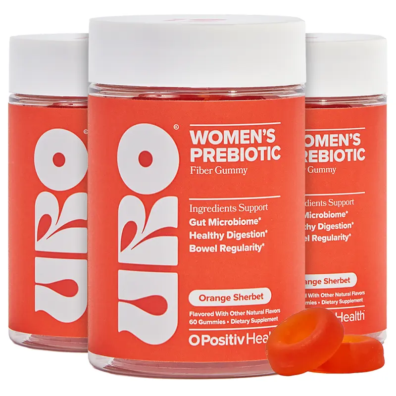 URO Women's Prebiotic Fiber Gummy - Bundle by O Positiv