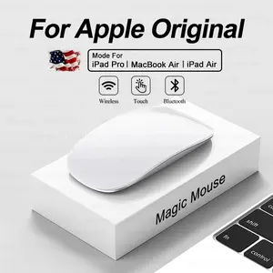 Original Magic Mouse with Multi-Touch Surface, Bluetooth 5.0, Mini Wireless Design for Apple MacBook Pro, MacBook Air, iPad, Laptop, Tablet PC