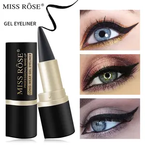 Buy 1 Get 1 ,Black eyeliner Gel Eyeliner, 2 Pcs Black Eyeliner Pencils, delineador de ojos contra el agua, Easy to Use, Eye Makeup for Women,
