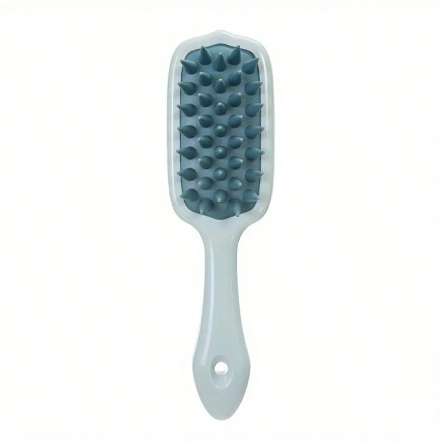 Deep Cleansing Scalp Massager & Shower Comb - Heavy-Duty Silicone Long Handle Dandruff Remover With Scalping Massage Brush For, Suitable For Normal Hair Care define curl flexible bristle