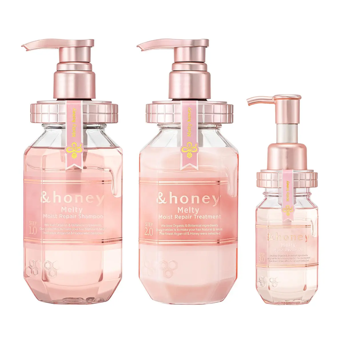 Shampoo, Treatment + Hair Oil