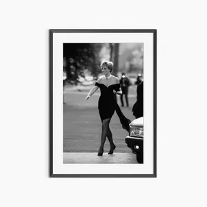 Princess of Wales, Photography Print, Revenge Dress, Princess Diana, Retro Poster