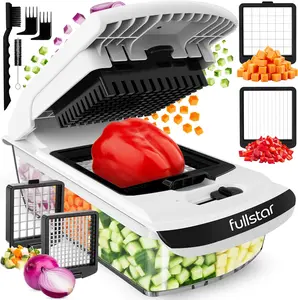 Fullstar Pro 2-in-1 Electric Vegetable Chopper & Food Dicer with Storage Container (Household Specialty Kitchen Appliance)