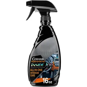 Hybrid Solutions Ceramic Graphene Interior Car Cleaner Protectant Odor Eliminator 16 fl oz Pack of 1 for Leather Vinyl Plastic Rubber