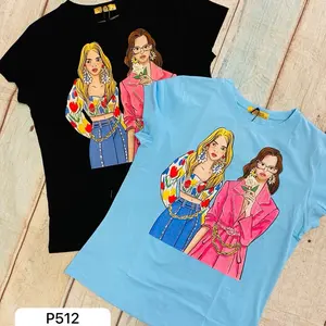 Vinizbena   Women’s  Fashion Friends  T-Shirt Top Tshirt