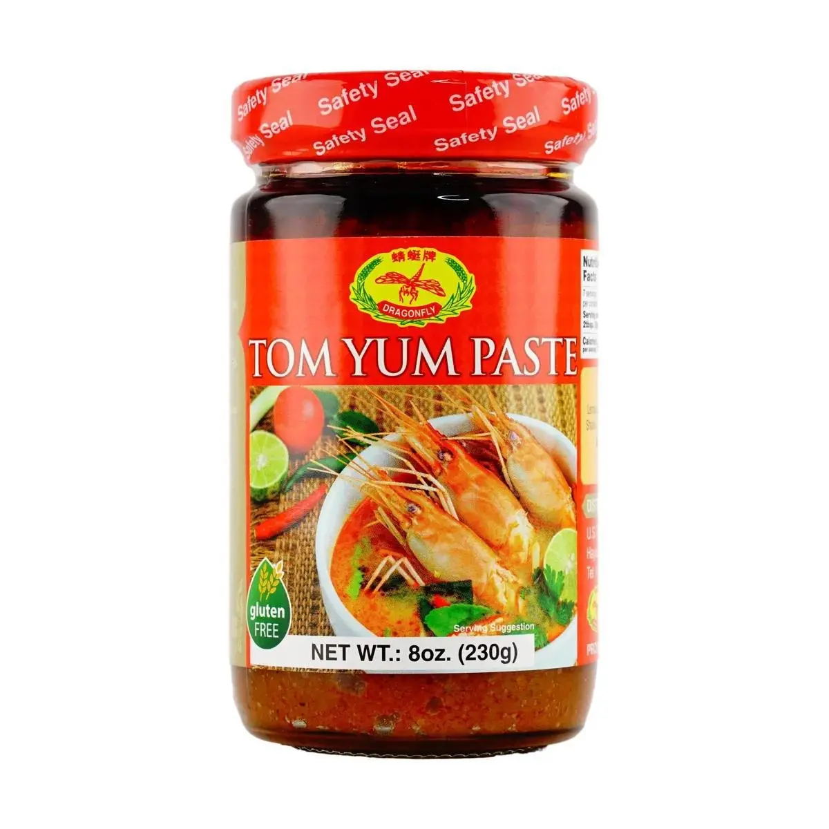 Dragonfly Brand Tom Yum Paste 230g - Authentic Malaysian Hot Pot Soup Base & Stir-Fry Sauce